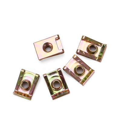 Industria acciaio M4-M10 filo di precisione in acciaio inossidabile metallico U Clip Noce in finitura semplice per esigenze OEM di precisione