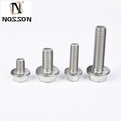 Cerniere di carrozza in acciaio inossidabile di grado 4.8 8.8 10.9 12.9 Dacromet Hex Flange Bolt con filo completo DIN6921 Benefit