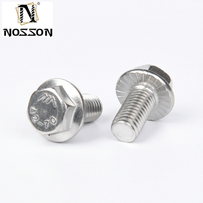 Cerniere di carrozza in acciaio inossidabile di grado 4.8 8.8 10.9 12.9 Dacromet Hex Flange Bolt con filo completo DIN6921 Benefit