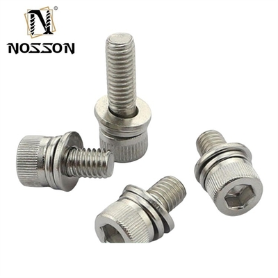 GB Standard Blu tinto Finitura M5 M6 M8 acciaio inossidabile SS 304 316 316L Hex cappa testa presa Sems vite DIN912 Sistema di misurazione INCH