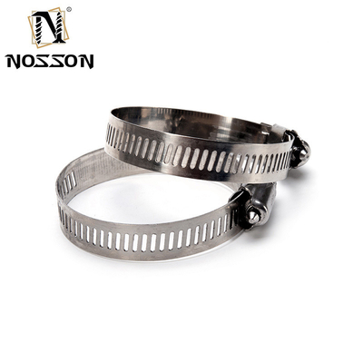 Zinc Finish Heavy Duty Clamp 4 Inch 304 in acciaio inossidabile Clamps Tubo Clamps Tubo Clamps con Worm Gear Metric Measurement System 91-114mm Fuel Line Cl