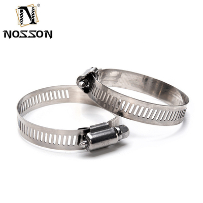 Zinc Finish Heavy Duty Clamp 4 Inch 304 in acciaio inossidabile Clamps Tubo Clamps Tubo Clamps con Worm Gear Metric Measurement System 91-114mm Fuel Line Cl