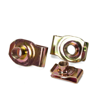 Articolo OEM Nocciolo di precisione argenteo altamente resistente rivestito con cadmio M8 in acciaio a molla U tipo Nocciolo per clip per l'industria sanitaria
