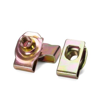 Articolo OEM Nocciolo di precisione argenteo altamente resistente rivestito con cadmio M8 in acciaio a molla U tipo Nocciolo per clip per l'industria sanitaria