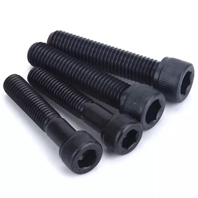 GB Testa rotonda Metrica Nero Essesso Allen Cerniere DIN 912 Vattone Full Thread Socket Bolt Vattoni Acciaio al carbonio 8.8/ 10.9/ 12.9