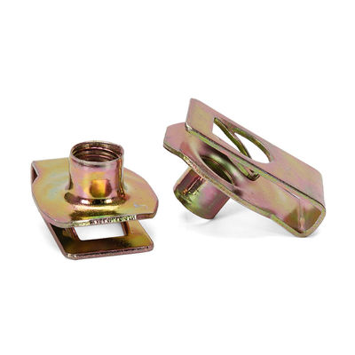 Noccioline di precisione M4-M10 Metrica Piastra di foglio di acciaio di molla Velocità di chiusura Noccioline con Nocciolina di clip di molla U e Nocciolina di blocco