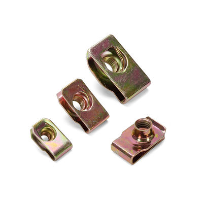 Sistema di misurazione metrica a testa esagonale M4-M10 zinco rivestito U Forma di metallo Nuccia a molla Nuccia di metallo U