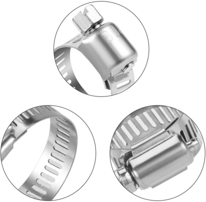 Clampe di carico pesante di finitura in zinco per tubi e tubi fermi campione in magazzino design resistente in acciaio inossidabile per scopi generali