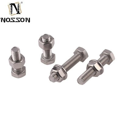 Finitura piana DIN Standard Hex Head Bolts M5 M6 M8 per applicazioni pesanti in acciaio inossidabile