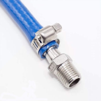 In stock Clamps a motore a vermi per tubi e tubi fermi Sistema di misurazione metrico da 118-140 mm
