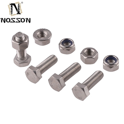 In acciaio inossidabile ANSI/ASME M8 Hex Head Bolt Grade 4.8/ 8.8/ 10.9/ 12.9 Mezzo filo bullone e nocciolo Pernos Din 931 Finitura in zinco