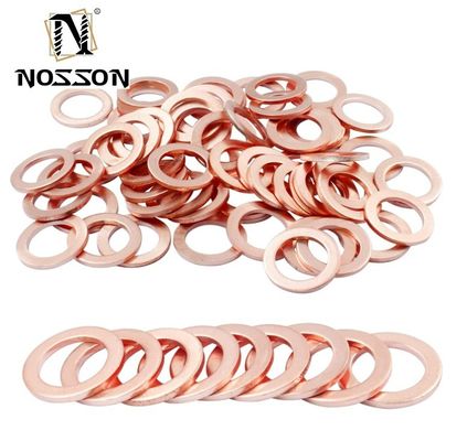 Lavatrice di rame rosso su misura Lavatrice di ottone di metallo sottile M3 M4 M5 M6 M8 M10 M12 M14 M16 M18 M20 M22 M24 M27 M30