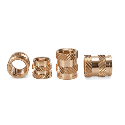 Acciaio ottone galvanizzato filo femminile a scanalatura rame striscio fusione a caldo twill grattato inserire nocciolo per alloggiamento in plastica 1/4 3/8 5/16