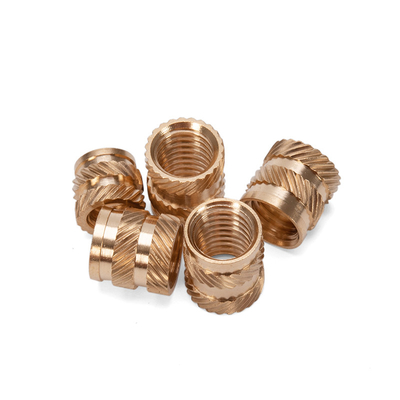 Acciaio ottone galvanizzato filo femminile a scanalatura rame striscio fusione a caldo twill grattato inserire nocciolo per alloggiamento in plastica 1/4 3/8 5/16