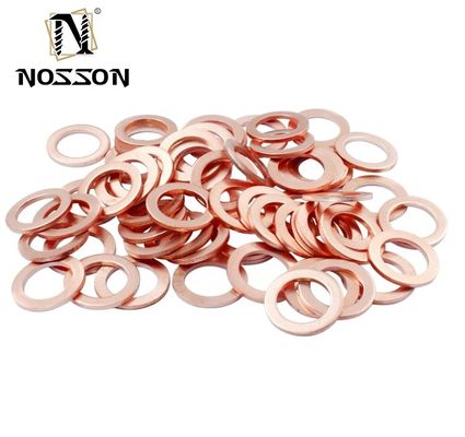 Lavatrice di rame rosso su misura Lavatrice di ottone di metallo sottile M3 M4 M5 M6 M8 M10 M12 M14 M16 M18 M20 M22 M24 M27 M30