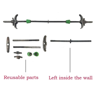 Ampiamente utilizzati accessori di modulazione in acciaio al carbonio clip per la costruzione 100% QC approvato fili di legatura di legatura per l'arresto dell'acqua vite e scheda di montaggio