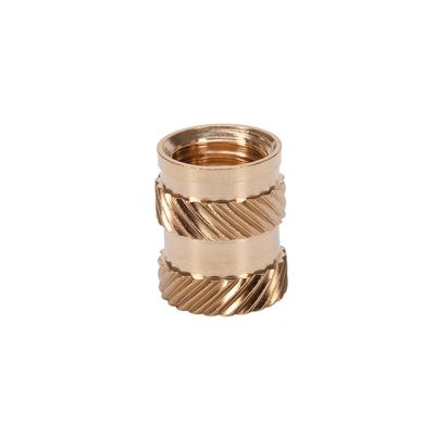 Acciaio ottone galvanizzato filo femminile a scanalatura rame striscio fusione a caldo twill grattato inserire nocciolo per alloggiamento in plastica 1/4 3/8 5/16