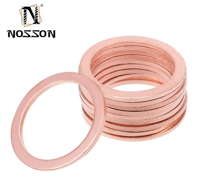 Split Style 18-8 Acciaio inossidabile JIS Standard spessore 1 mm rame mesone rame guarnizione metallica Flat Shim Washer M3-M9