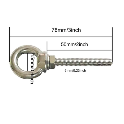 Sistema di misurazione INCH Cerniera in acciaio inossidabile M6 Spalla 1/4&quot; X 2&quot; Cerniere pesanti per il sollevamento Finitura piana