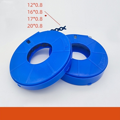 100% QC Passato Alta Durabilità Nastro d'acciaio perforato Nastro di plastica spruzzato Metallo Bianco e duraturo Performance Larghezza 12 mm