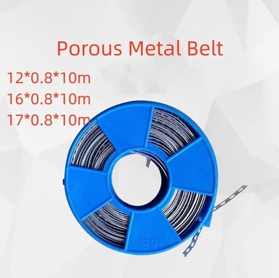 100% QC Passato Alta Durabilità Nastro d'acciaio perforato Nastro di plastica spruzzato Metallo Bianco e duraturo Performance Larghezza 12 mm
