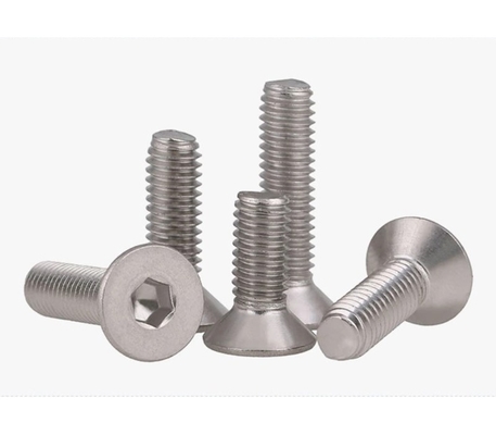 304 in acciaio inossidabile Din7991 M3-M16 Countersunk Head Hexagon Socket Screw per distributori di fissaggi standard BS