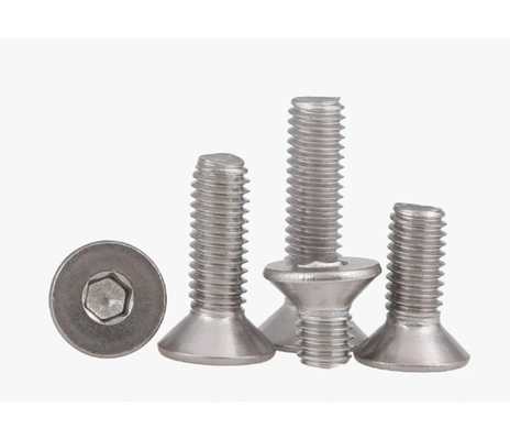 304 in acciaio inossidabile Din7991 M3-M16 Countersunk Head Hexagon Socket Screw per distributori di fissaggi standard BS
