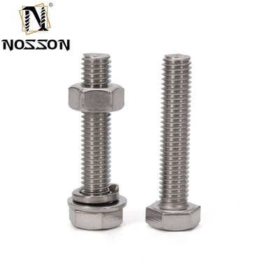 Scalatore di bulloni e dadi di acciaio inossidabile rivestito di zinco 304 316 per elevata resistenza alla trazione nelle applicazioni industriali