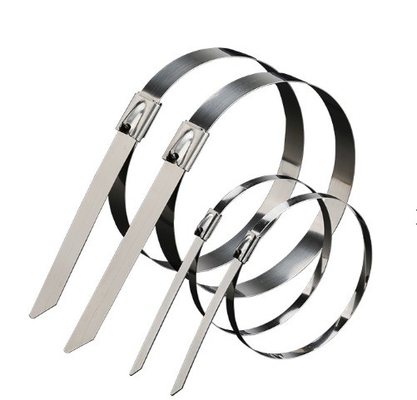In stock PVC rivestito SS304/316/201 Clampada pesante auto-tacco cavo in acciaio inossidabile con plastica spruzzata palla metallo 100PCS