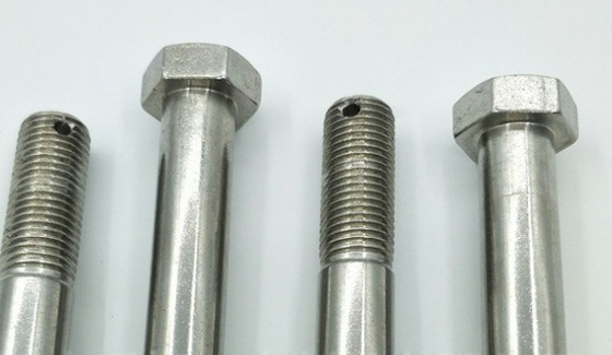 M1.6-M20 Sistema metrico di misurazione in acciaio inossidabile testa piatta bullone cavo con buco di pin Cotter