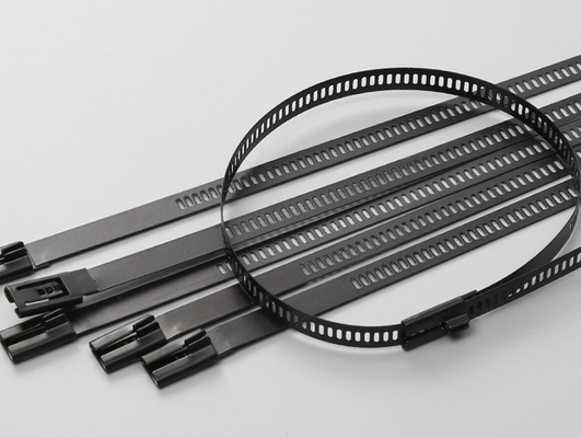 GB Standard Self-locking SS304/316 Cable Ties in acciaio inossidabile 4,6*300mm all'interno dell'ISO per la materia prima Fscat