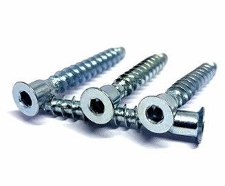Screw di conferma standard DIN in acciaio metrico 6.3x50 per il collegamento del gabinetto