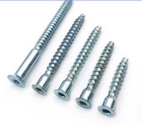 Screw di conferma standard DIN in acciaio metrico 6.3x50 per il collegamento del gabinetto