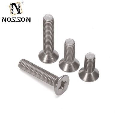 304 in acciaio inossidabile, in incrocio a croce, contro-affondata, vite a testa piatta con sistema di misurazione metrico e standard JIS
