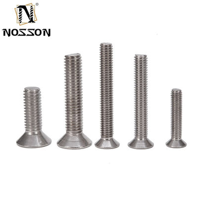 304 in acciaio inossidabile, in incrocio a croce, contro-affondata, vite a testa piatta con sistema di misurazione metrico e standard JIS