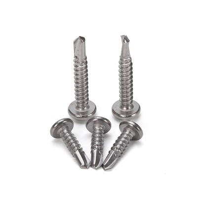 Metrica ST3.9 ST4.2 ST4.8 ST5.5 ST6.3 Vattone per tetti per edifici Galvanizzato Metallo Hex Head Tek Legno Vattone per trivellazione in acciaio inossidabile
