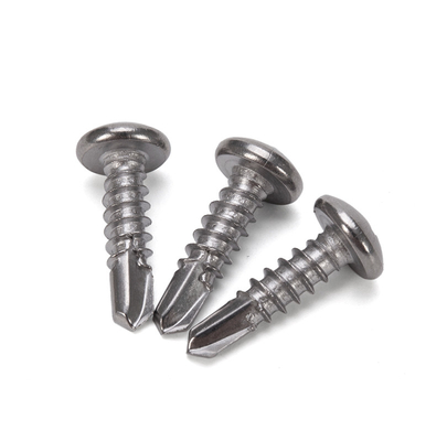 Metrica ST3.9 ST4.2 ST4.8 ST5.5 ST6.3 Vattone per tetti per edifici Galvanizzato Metallo Hex Head Tek Legno Vattone per trivellazione in acciaio inossidabile