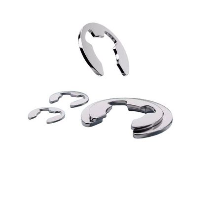 ANSI/ASME Standard M1.2-M30 Wedge Style 304 in acciaio inossidabile Circlip Open Type Retaining Ring con finitura in zinco