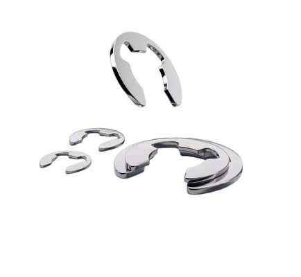 Anelli di ritenuta metrici Lavatrice per l'albero stile anello di tipo E Dimensione M3M4M5M6M8M10M12M14M16M240M18M20M22M24M27 Acciaio inossidabile