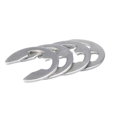 Anelli di ritenuta metrici Lavatrice per l'albero stile anello di tipo E Dimensione M3M4M5M6M8M10M12M14M16M240M18M20M22M24M27 Acciaio inossidabile