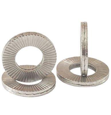 Lavatrice a cuneo a chiusura automatica per l'industria generale DIN25201 M3 M4 M5 M6 M8 M10 M12 Dacromet Plated Countersunk Style