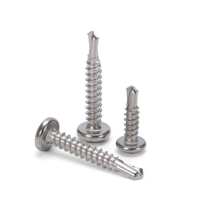 Acciaio INCH Sistema di misura Acciaio inossidabile Phillips Testa bottone Vattone auto-perforazione da Oukailuo con finitura zincata