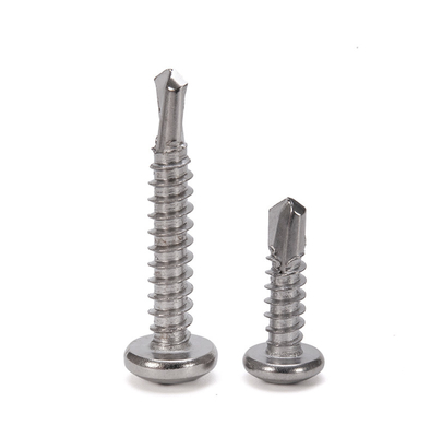 Acciaio INCH Sistema di misura Acciaio inossidabile Phillips Testa bottone Vattone auto-perforazione da Oukailuo con finitura zincata