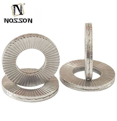 Dacromet Finish in acciaio inossidabile doppia piega auto-bloccante cucitore di lucchetto di cuneo DIN Standard per acciaio al carbonio e zinc Finish