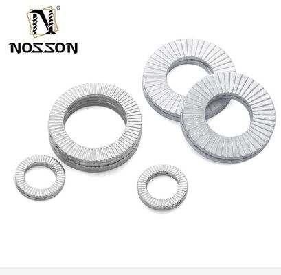 Dacromet Finish in acciaio inossidabile doppia piega auto-bloccante cucitore di lucchetto di cuneo DIN Standard per acciaio al carbonio e zinc Finish