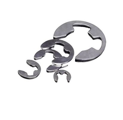 Applicazione sanitaria Cuneo stile anelli di ritenuta metrici Lavatrice per l'albero ZINC Finitura in acciaio inossidabile M4 M5 M6 DIN6799 E clip