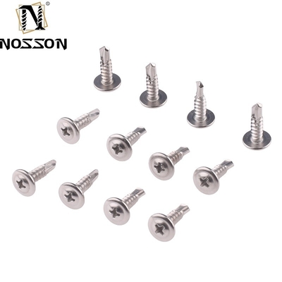 ST4.2 Sistema metrico di misurazione Acciaio al carbonio Dacromet Hex Head Screw auto-perforazione con flangia per la resistenza industriale