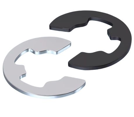 Applicazione sanitaria Cuneo stile anelli di ritenuta metrici Lavatrice per l'albero ZINC Finitura in acciaio inossidabile M4 M5 M6 DIN6799 E clip