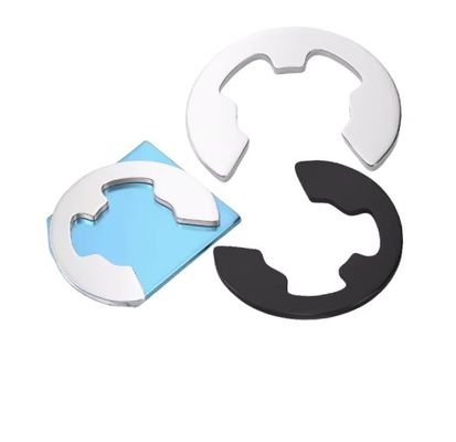 Applicazione sanitaria Cuneo stile anelli di ritenuta metrici Lavatrice per l'albero ZINC Finitura in acciaio inossidabile M4 M5 M6 DIN6799 E clip