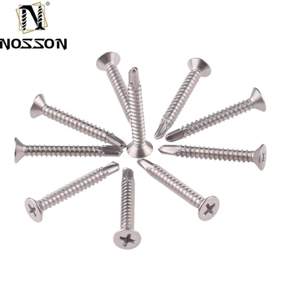 ST4.2 ST4.8 ST5.5 ST6.3 Matrice JIS standard per la trivellazione automatica con costole sotto la testa e prestazioni in acciaio inossidabile